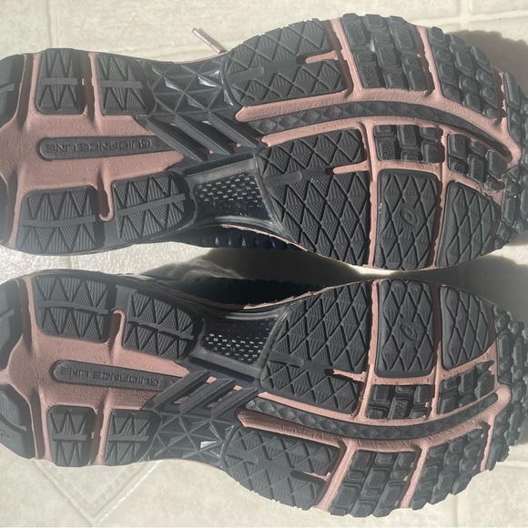 Asics Womens Black Rose Gold DuoMax Athletic Training Running Shoes 7.5 T691N - Picture 6 of 12